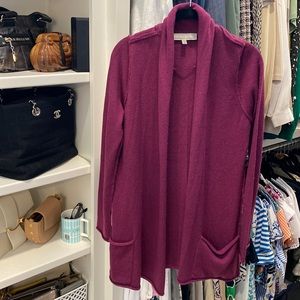 Nordstrom's Sweater Jacket in a gorgeous Cabernet Color